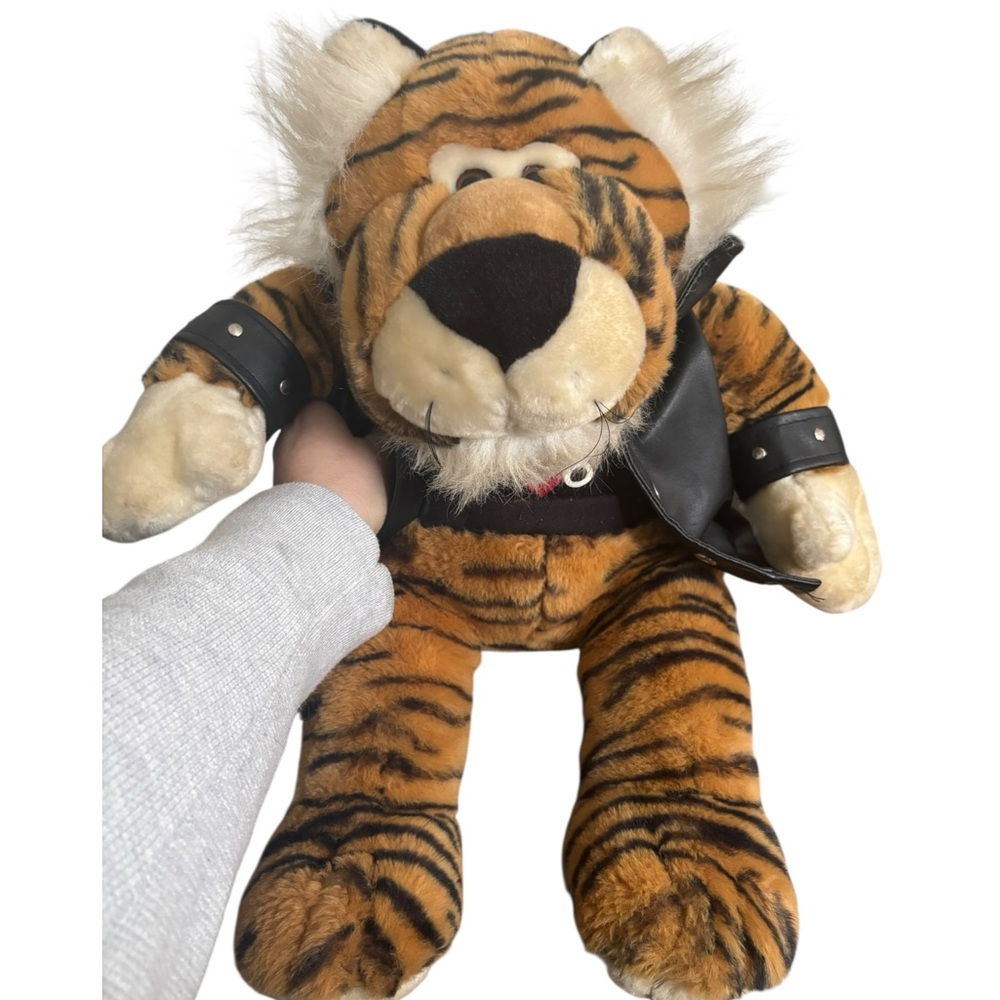 Dan Dee Collectors Choice Biker Tiger Wild Thing Plush Stuffed Animal 18.5"